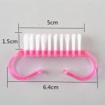 Cuticle Trimmer Supplier - Rubber Plastic Handle Cuticle Knife Double End Skin Fork Pusher