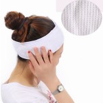 Luxury Spa Headband Supplier - High Quality Elastic White Skin Care Head Bands Wrap