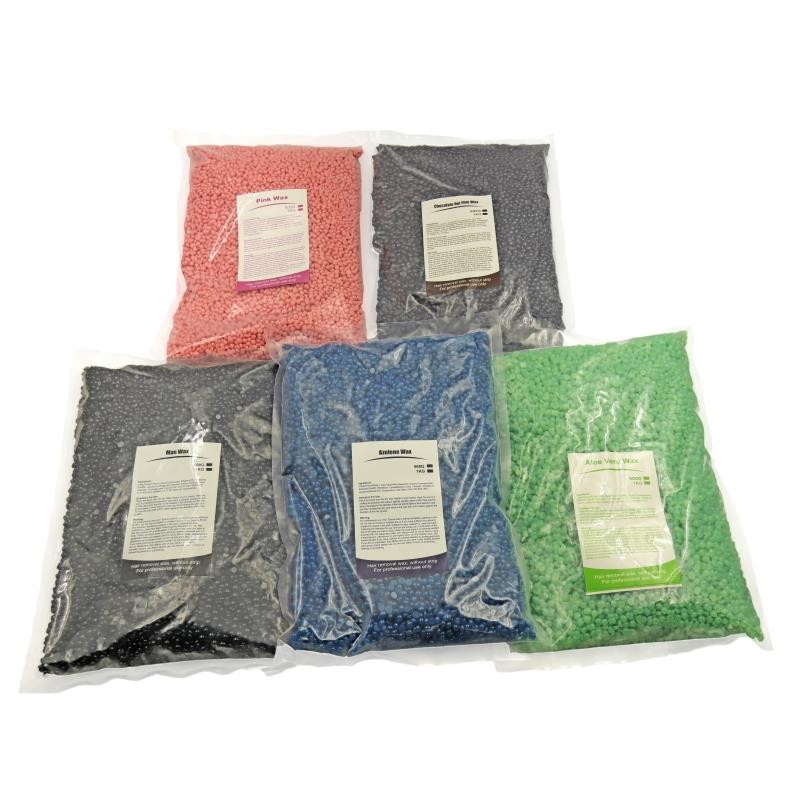 Aloe Vera Wax Beads Factory - Aloe Vera Painless Salon Hard Wax Beans for Bikini Facial