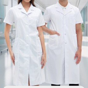 Lab Coat Supplier - Wholesale Customized Logo Medical White Doctor Coats Uniform for Hospital
