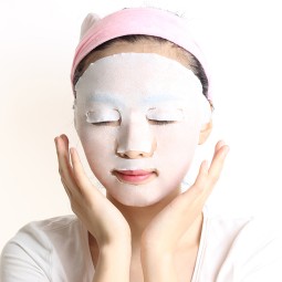 Gauze Facial Mask Manufacturer - 100% Cotton Gauze Precut Mask Paper for High Frequency Treatment