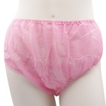 Printing Panties Supplier - Disposable Nonwoven Sexy Short Panties Rose Printing for Woman