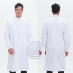 Lab Coat Supplier - Wholesale Customized Logo Medical White Doctor Coats Uniform for Hospital