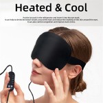 Dual Sleep Mask Manufacturer - Hot Selling Dual Sleep Mask Elastic Strap Knit Technique Portable Home Travel