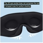 Bluetooth Music Mask Manufacturer - 3D Bluetooth 5.0 Wireless Music Sleeping Eye Mask with HD Speakers Super Soft
