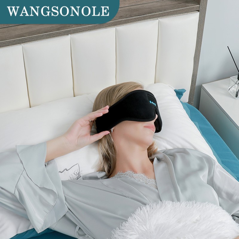 Bluetooth Music Mask Manufacturer - 3D Bluetooth 5.0 Wireless Music Sleeping Eye Mask with HD Speakers Super Soft