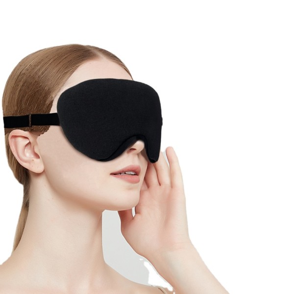 3D Sleep Mask Supplier - Handmade Cotton 3D Sleep Mask Black Out Shading Light Sleeping Cover