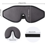 Winter Sleep Mask Supplier - Long Fluffy Winter Sleep Masker Elastic Strap Knit Eye Patch for Contour
