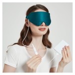 USB Heating Mask Factory - High Quality Silk Fabric Sleep Mask with USB Heating Custom Logo Blackout