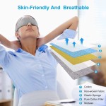 Adjustable Eye Mask Supplier - High Quality Adjustable Cotton Relax Sleep Travel Mask with Blackout