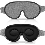 Contoured Eye Mask Manufacturer - Newest Custom 3D Contoured Cup Sleep Eye Masks Wholesale Night Sleeping