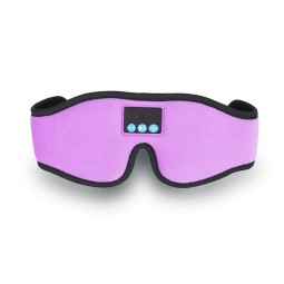 Smart Sleep Mask Factory - High Quality Purple Smart Wireless 3D BT 5.0 Sleep Mask Knit Music-Playing