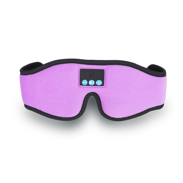 Smart Sleep Mask Factory - High Quality Purple Smart Wireless 3D BT 5.0 Sleep Mask Knit Music-Playing