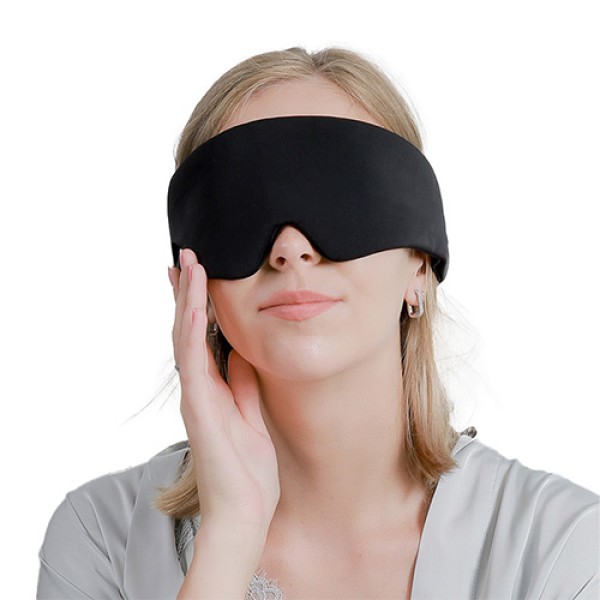 Light Blocking Mask Factory - High Quality Flexible Fabric Light Blocking Silk Satin Sleep Mask Comfort