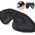 Travel Eye Mask Supplier - China Factory Wholesale 3D Sleep Eyemask Custom Logo Travel Size Colorful Plush