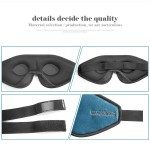 Luxury Eye Mask Supplier - Customizable Luxury 3D Memory Foam EyeMask Blackout Travel Eyeshade Knit