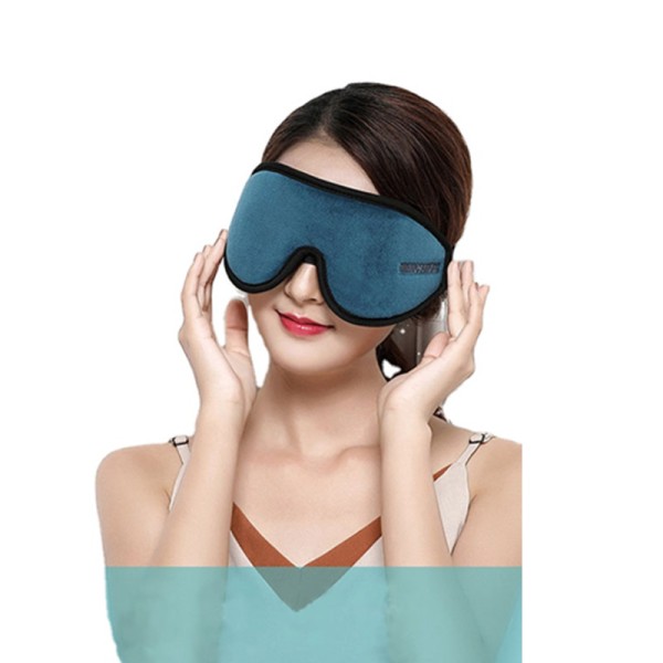 Luxury Eye Mask Supplier - Customizable Luxury 3D Memory Foam EyeMask Blackout Travel Eyeshade Knit
