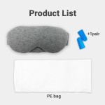 Adjustable Eye Mask Supplier - High Quality Adjustable Cotton Relax Sleep Travel Mask with Blackout