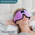 Luxury Bluetooth Mask Manufacturer - 3D Luxury Super Soft Bluetooth Wireless Sleeping Eye Mask with Music Headband