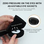 Amazon Eye Mask Manufacturer - Amazon Hot Sales Wholesale 3D Adjustable Cup Eye Mask Custom Knit Label