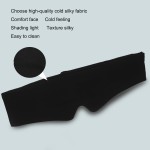 Stain Resistant Mask Manufacturer - Custom Logo Silk Eye Mask Customized Sleep Mask Stain Resistant Beauty
