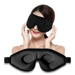 Christmas Eye Mask Manufacturer - 2024 Christmas Gifts Super Soft 3D Contoured Sleep Mask Elastic Strap
