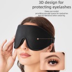 Adjustable Sleep Mask Factory - Luxury Adjustable 3D Eye Sleeping Mask Custom Logo Cotton Blackout Lash Extension