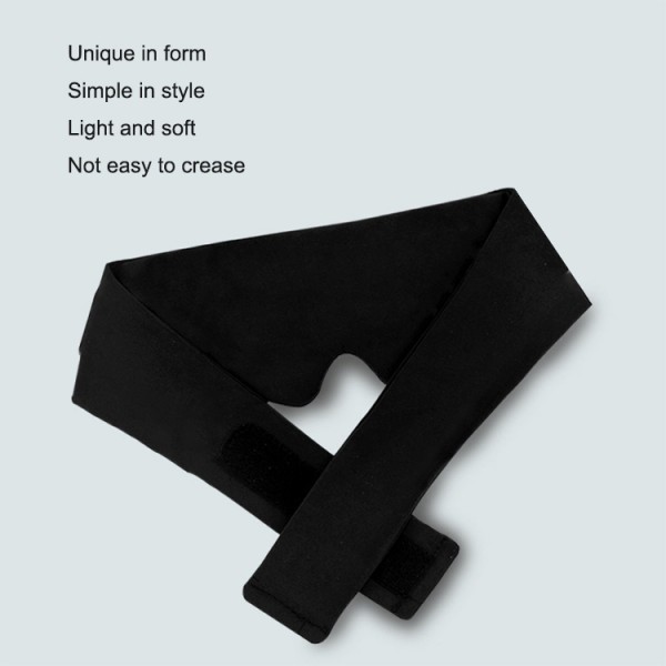 Travel Blindfold Factory - Custom Travel Black Blindfold Sleeping Mask New Style Soft Sleep Patch