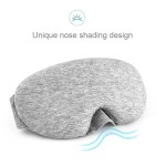 Adjustable Eye Mask Supplier - High Quality Adjustable Cotton Relax Sleep Travel Mask with Blackout