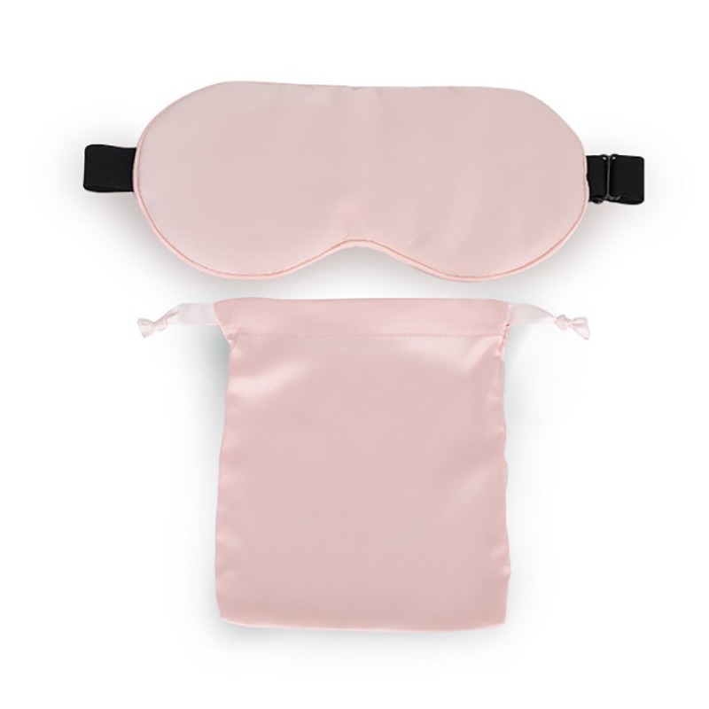 Silk Eye Mask Factory - Hot Selling Silk Eye Mask with Elastic Strap for Sleeping Travel Light Blocking