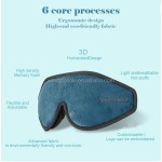 Christmas Eye Mask Manufacturer - 2024 Christmas Gifts Super Soft 3D Contoured Sleep Mask Elastic Strap