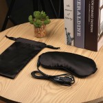 Electric Heated Mask Supplier - New Style Satin Electric Heated Steam Eye Sleep Mask Self-Heating Reusable