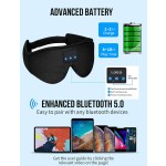 Bluetooth Eye Mask Supplier - Hot Sale BT 5.0 Eye Mask Ultra-Thin HD Speakers Sleeping Headphones