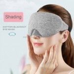 Night Eye Mask Supplier - Soft Comfortable Silk Cotton Elastic Strap Travel Sleeping Mask Knit