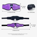 Wireless Music Mask Manufacturer - Soft 3D Knit Sleeping Eye Mask with Wireless Music Headphone for Home