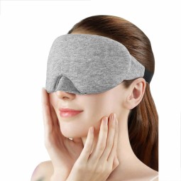Sleeping Eye Mask Manufacturer - Adjustable Cotton Soft Shade Light Elastic Knit Belt Comfortable