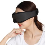 Mens Sleep Mask Factory - Best Selling Men's 3D Memory Cotton Long Eye Mask Popular Home Use Style