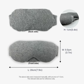 Travel Sleep Mask Manufacturer - Custom Logo Soft Cotton Sleep Mask Travel-Friendly Light Shading