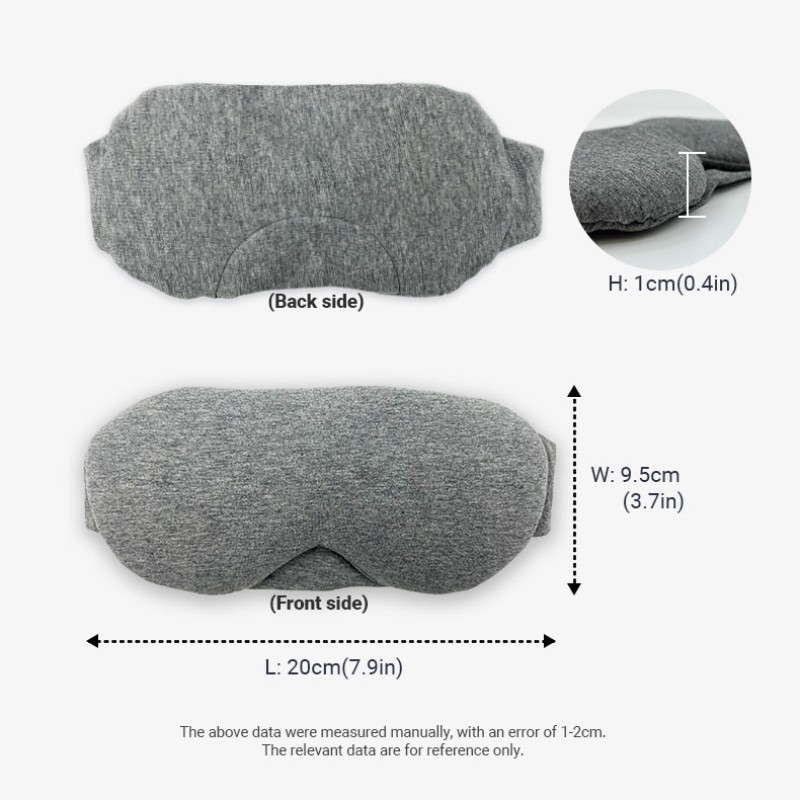 Travel Sleep Mask Manufacturer - Custom Logo Soft Cotton Sleep Mask Travel-Friendly Light Shading