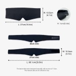 Light Blocking Mask Factory - High Quality Flexible Fabric Light Blocking Silk Satin Sleep Mask Comfort