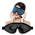 Memory Foam Eye Mask Factory - Custom Printing Logo Memory Foam Sleeping Eye Mask for Travel Nap
