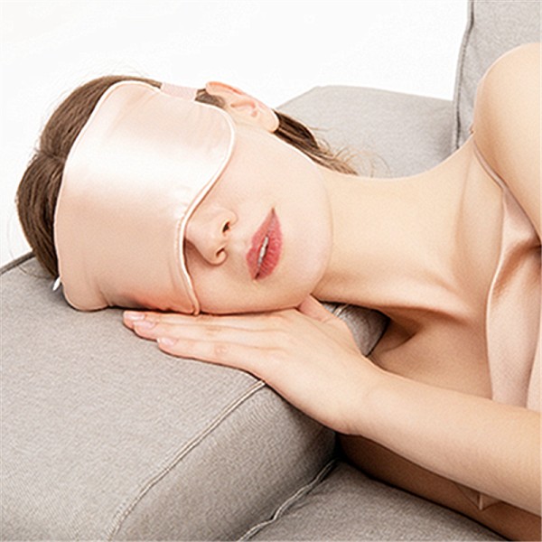 Electric Heated Mask Supplier - New Style Satin Electric Heated Steam Eye Sleep Mask Self-Heating Reusable