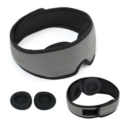 Amazon Eye Mask Manufacturer - Amazon Hot Sales Wholesale 3D Adjustable Cup Eye Mask Custom Knit Label