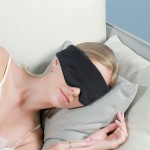 Travel Blindfold Factory - Custom Travel Black Blindfold Sleeping Mask New Style Soft Sleep Patch