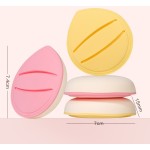 Makeup Puffs Supplier - Private Label Professional Fruit Cute Makeup Puffs Wet Dry Dual Use Latex Free Blender Sponges