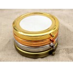 Pocket Mirror Factory - Make Your Brand Foldable Stainless Steel Pocket Mirror Private Label Round Eyelash Pocket Mirror