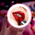 LED Makeup Mirror Manufacturer - Private Label High Quality Foldable Table Led Makeup Mirror Hot Sale Handheld Travel