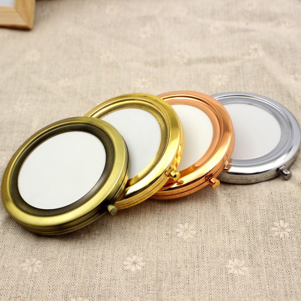 Pocket Mirror Factory - Make Your Brand Foldable Stainless Steel Pocket Mirror Private Label Round Eyelash Pocket Mirror