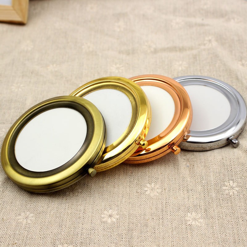 Pocket Mirror Factory - Make Your Brand Foldable Stainless Steel Pocket Mirror Private Label Round Eyelash Pocket Mirror