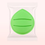 Makeup Sponge Manufacturer - Custom logo Eco Friendly Makeup Sponge Microfiber Flat Soft Private Label Makeup Blender Sponge
